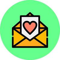 Love Letter Creative Icon Design vector