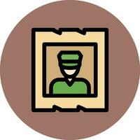 Wanted Creative Icon Design vector