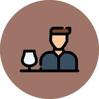 Bartender Creative Icon Design vector