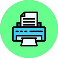 Printer Creative Icon Design vector