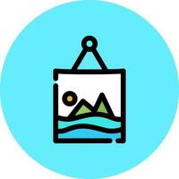 Frame Creative Icon Design vector