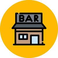 Bar Creative Icon Design vector