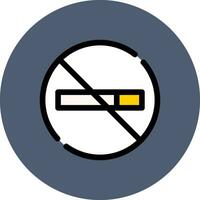 No Smoke Creative Icon Design vector