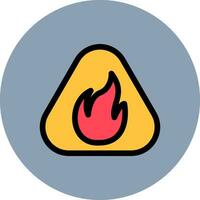 Flame Creative Icon Design vector