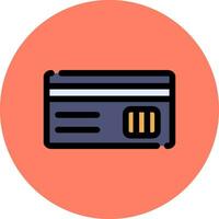 Credit Card Creative Icon Design vector