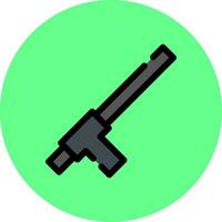 Tonfa Creative Icon Design vector