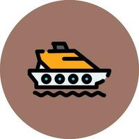 diseño de icono creativo de barco vector