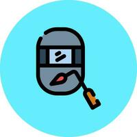 Welding Mask Creative Icon Design vector