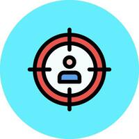 Target Creative Icon Design vector