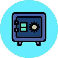 Safe Box Creative Icon Design vector