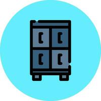 Office Locker Creative Icon Design vector