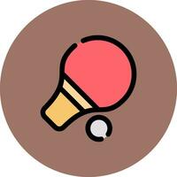 Ping Pong Creative Icon Design vector