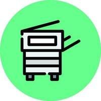 Copy Machine Creative Icon Design vector