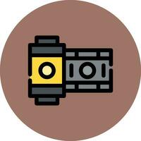Camera Roll Creative Icon Design vector