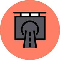 Tunnel Creative Icon Design vector