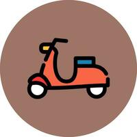 diseño de icono creativo de scooter vector