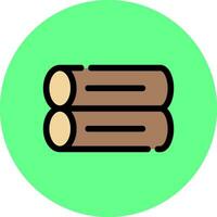 Log Creative Icon Design vector