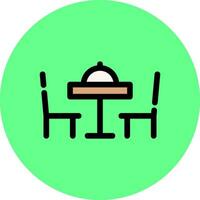 Dinner Creative Icon Design vector