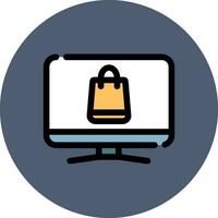Shopping Online Creative Icon Design vector