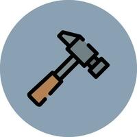 Hammer Creative Icon Design vector