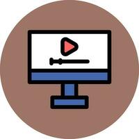 Video Creative Icon Design vector