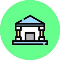 Bank Creative Icon Design vector