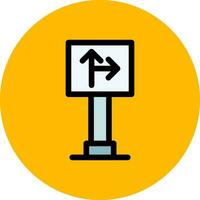 Traffic Sign Creative Icon Design vector