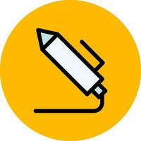 Light Pen Creative Icon Design vector