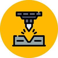 diseño de icono creativo de flexión vector