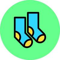 diseño de icono creativo de calcetines vector