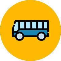 Bus Creative Icon Design vector