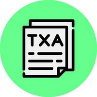 Taxes Creative Icon Design vector