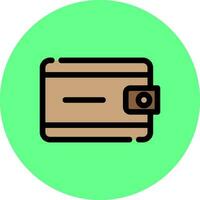 Wallet Creative Icon Design vector