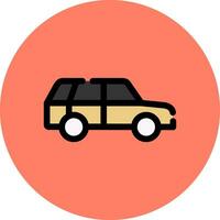 Station Wagon Creative Icon Design vector