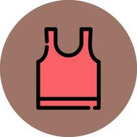 Tank Top Creative Icon Design vector