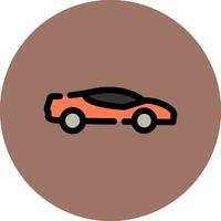 Sports Car Creative Icon Design vector