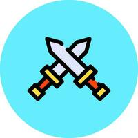 Swords Creative Icon Design vector