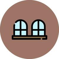 Window Creative Icon Design vector