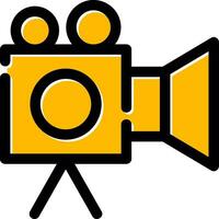 Video Camera Creative Icon Design vector