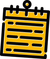 Sticky Note Creative Icon Design vector