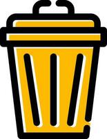 Trash Can Creative Icon Design vector