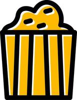 Popcorn Creative Icon Design vector