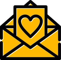 Love Letter Creative Icon Design vector