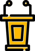 Lectern Creative Icon Design vector