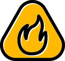 Flame Creative Icon Design vector