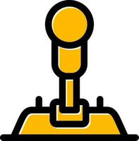 diseño de icono creativo de joystick vector