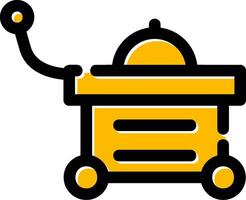 Food Cart Creative Icon Design vector