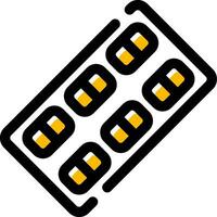 Pills Creative Icon Design vector
