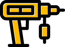 Drilling Machine Creative Icon Design vector