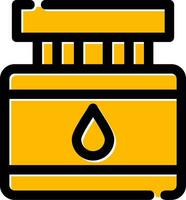 Ink Bottle Creative Icon Design vector